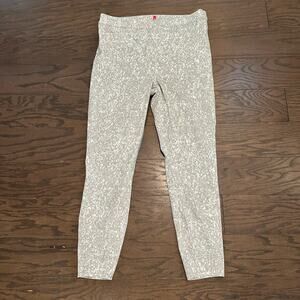 Spanx Ankle Jeanish Leggings In Speckled Grey Size Large